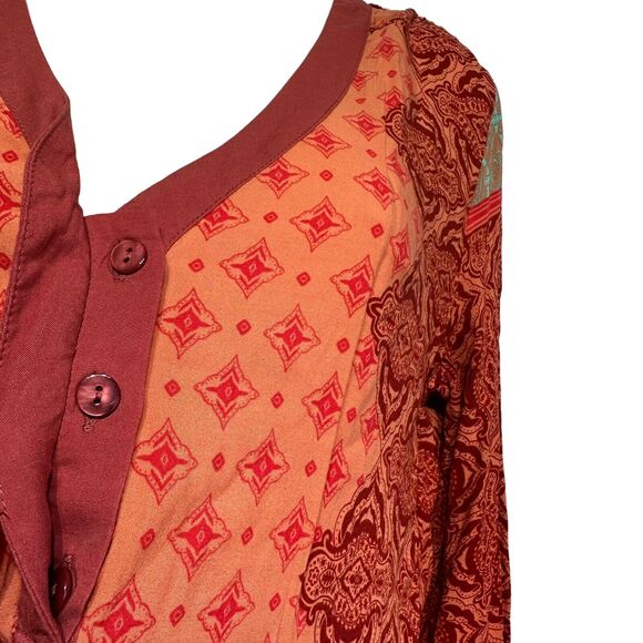 Gypsy05 crochet bohemian long sleeve Dress Size S - Picture 3 of 10